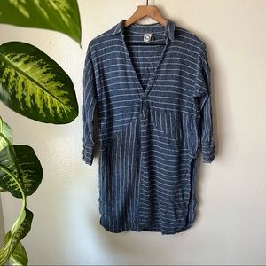 Anthropologie | Strada Striped Side Slit Tunic